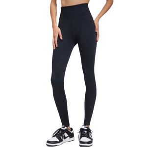 Good American Ribbed Ankle Leggings - Size 3/4 (Large / XL) - Black